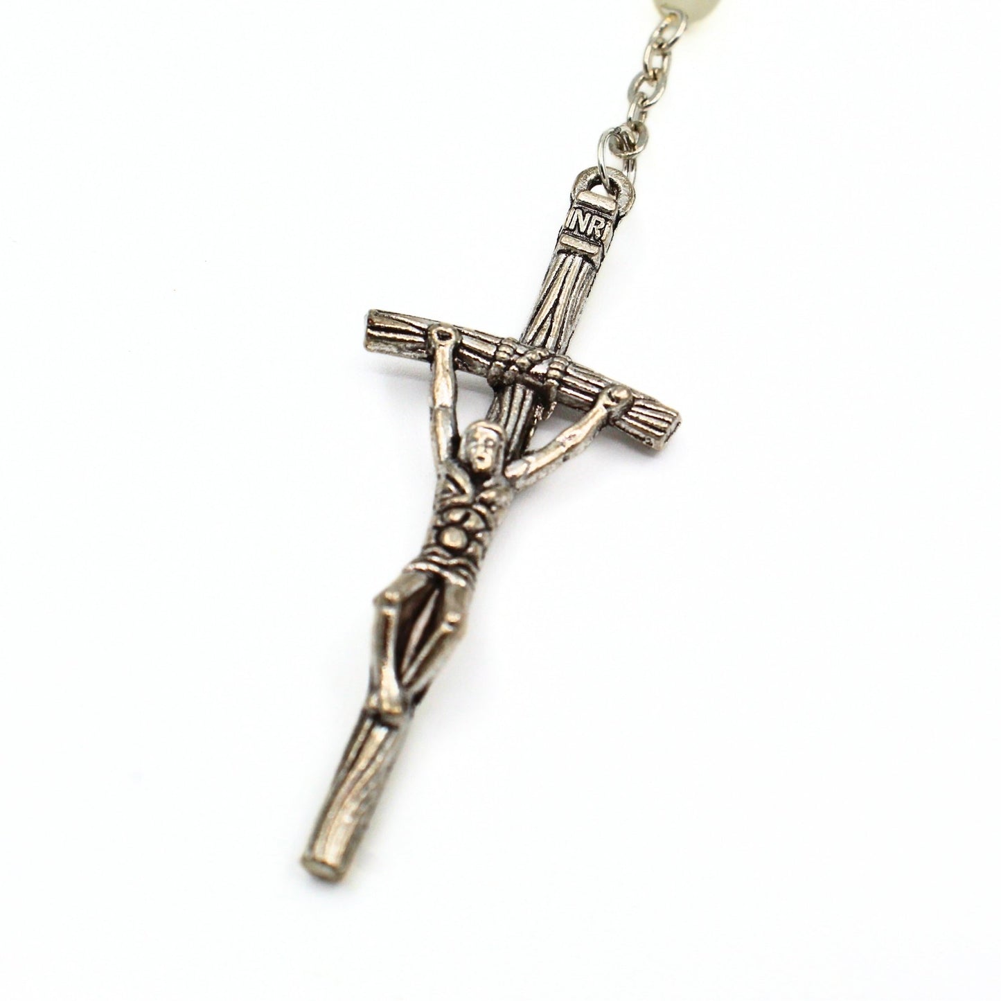 Rozenkrans ketting parelmoer