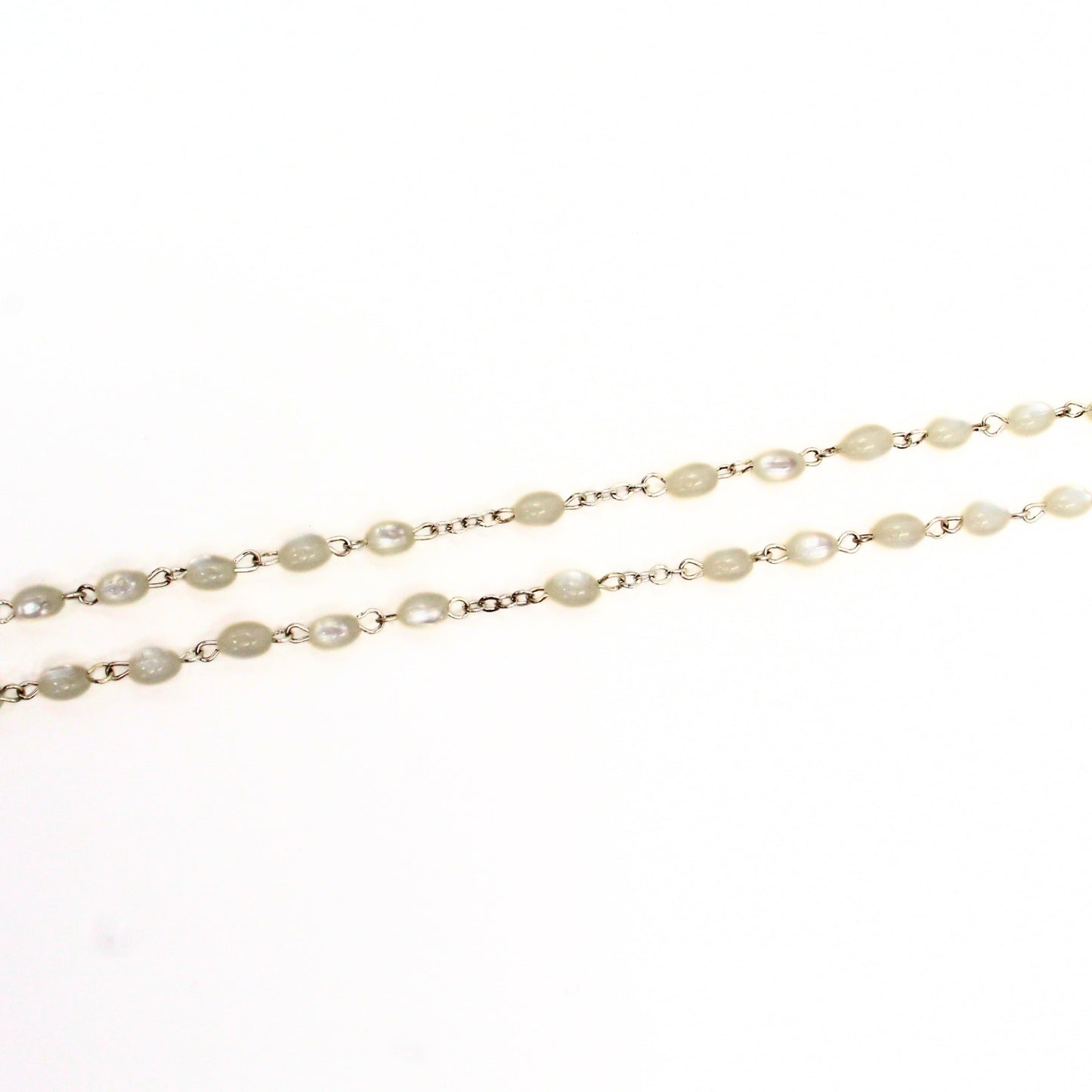 Rozenkrans ketting parelmoer