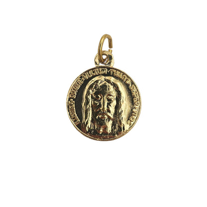 Holy Face Medallion - Gold