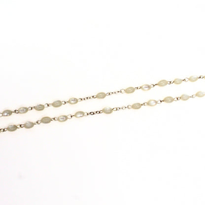 Rozenkrans ketting parelmoer